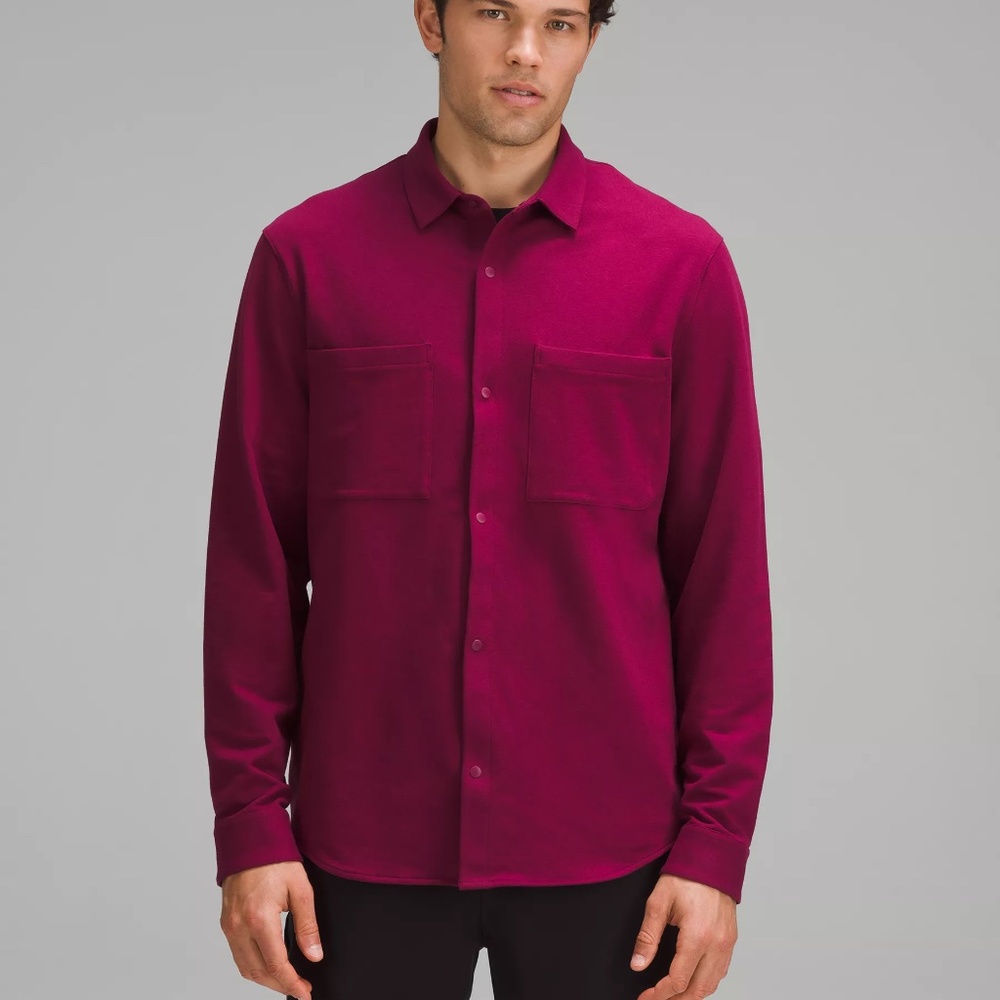 Lululemon / Soft Knit Overshirt: French Terry / Deep Luxe / Size M